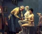 Working in Marble, or The Artist Sculpting Tanagra - 让·莱昂·杰罗姆